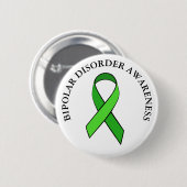 Badge Rond 5 Cm Bouton du ruban de sensibilisation aux troubles bi (Devant & derrière)