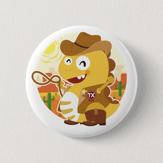 Badge Rond 5 Cm Bouton du Texas VIPKID (Devant)