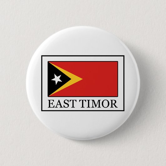 Badge Rond 5 Cm Bouton du Timor oriental (Devant)