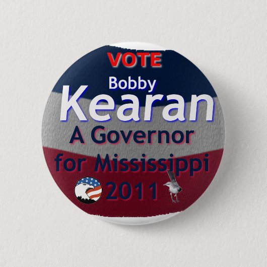 Badge Rond 5 Cm Bouton du vote BK (Devant)