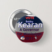 Badge Rond 5 Cm Bouton du vote BK (Devant & derrière)