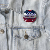 Badge Rond 5 Cm Bouton du vote BK (En situation)