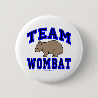 Badge Rond 5 Cm Bouton du wombat IV d'équipe