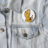 Badge Rond 5 Cm Bouton d'ukulélé de T-Rex (En situation)