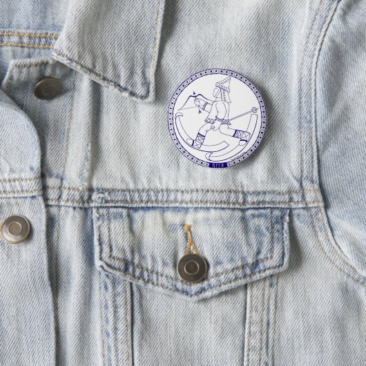 Badge Rond 5 Cm Bouton d'Ullr (En situation)