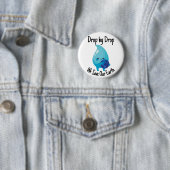 Badge Rond 5 Cm Bouton Éco-Sauveur (En situation)