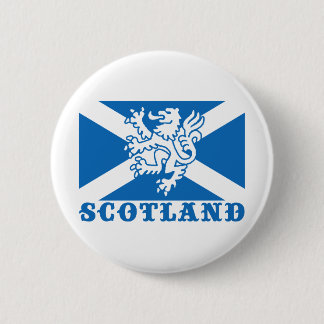 Badge Rond 5 Cm Bouton écossais