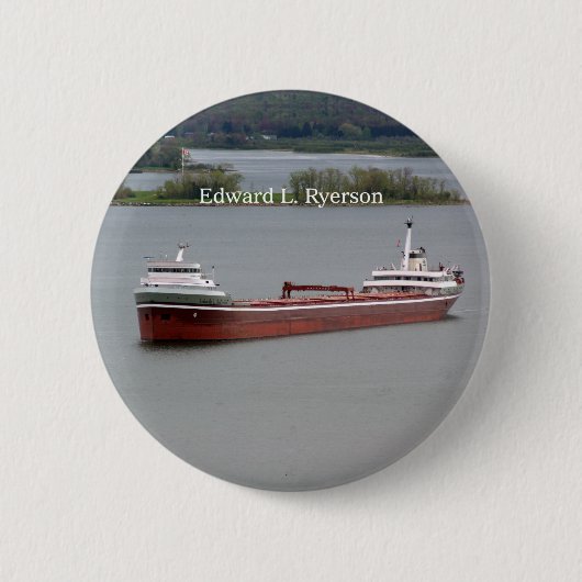 Badge Rond 5 Cm Bouton Edward L. Ryerson (Devant)