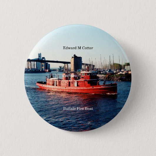 Badge Rond 5 Cm Bouton Edward M. Cotter (Devant)