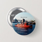 Badge Rond 5 Cm Bouton Edward M. Cotter (Devant & derrière)