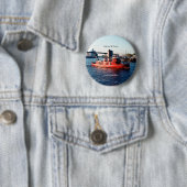 Badge Rond 5 Cm Bouton Edward M. Cotter (En situation)