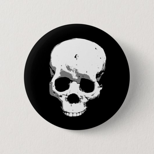 Badge Rond 5 Cm Bouton éffrayant Déplaisant Halloween Pin (Devant)