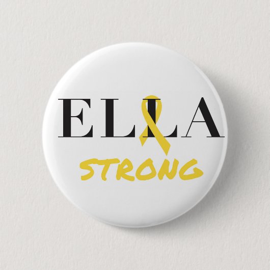 Badge Rond 5 Cm Bouton Ella Strong (Devant)
