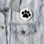 Badge Rond 5 Cm Bouton Empreinte (En situation)