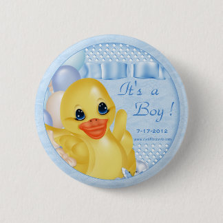 Badge Rond 5 Cm Bouton en caoutchouc de canard