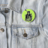 Badge Rond 5 Cm Bouton en chef indien (En situation)