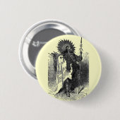 Badge Rond 5 Cm Bouton en chef indien (Devant & derrière)