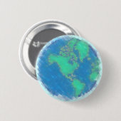 Badge Rond 5 Cm Bouton en pastel de la terre (Devant & derrière)