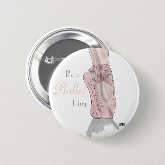 Badge Rond 5 Cm Bouton En pointe (Devant & derrière)