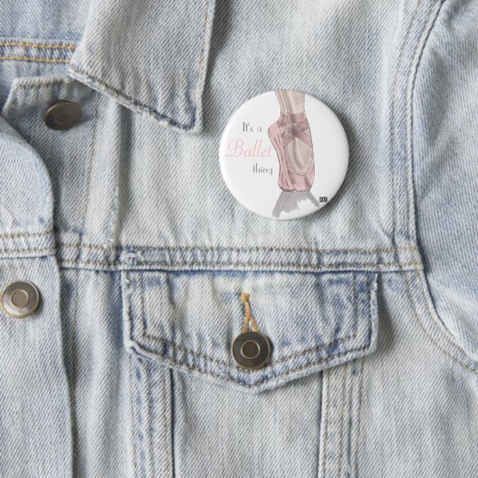 Badge Rond 5 Cm Bouton En pointe (En situation)