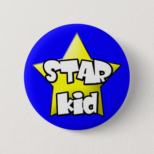 Badge Rond 5 Cm Bouton enfant 1 étoile (Devant)