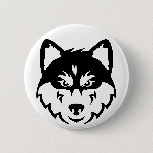 Badge Rond 5 Cm Bouton enroué (Devant)