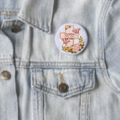 Badge Rond 5 Cm Bouton épingle Christian Mom (En situation)