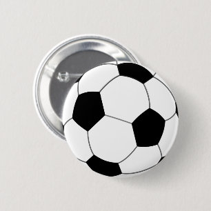 Badge Rond 5 Cm Bouton épinglé de football classique balle de foot