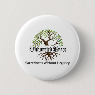 Badge Rond 5 Cm bouton épinglé du logo Unhurried Grace