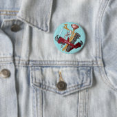 Badge Rond 5 Cm Bouton épinglette des outils de plomberie (En situation)