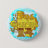 Badge Rond 5 Cm Bouton épinglette Texas Grandma (Devant)