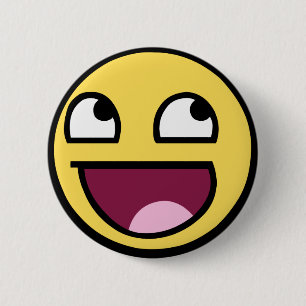 Badge Rond 5 Cm Bouton épique de visage