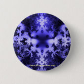 Badge Rond 5 Cm Bouton - Éponge fractale (Devant)