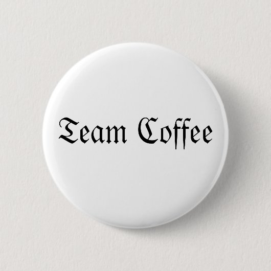 Badge Rond 5 Cm Bouton Équipe Café (Devant)