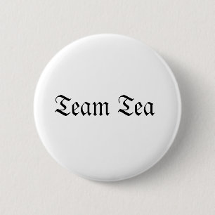 Badge Rond 5 Cm Bouton Équipe Thé