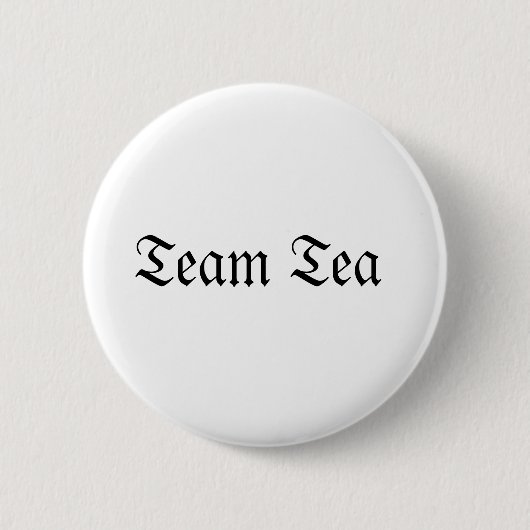 Badge Rond 5 Cm Bouton Équipe Thé (Devant)
