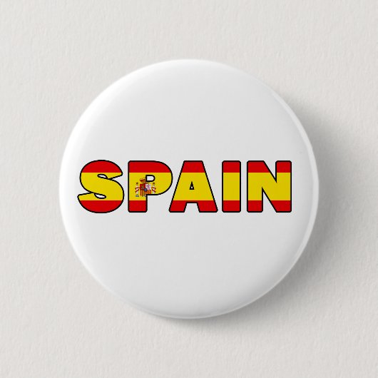 Badge Rond 5 Cm Bouton Espagne (Devant)