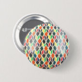 Badge Rond 5 Cm Bouton étoile arc-en-ciel (Devant & derrière)