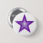 Badge Rond 5 Cm Bouton étoile violet blanc (Devant & derrière)