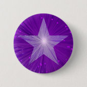 Badge Rond 5 Cm Bouton Étoile violette (Devant)