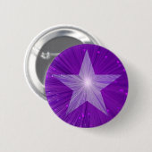 Badge Rond 5 Cm Bouton Étoile violette (Devant & derrière)