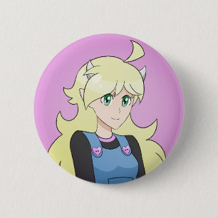 Badge Rond 5 Cm Bouton Eva Lightheart l'humanoïde draconique