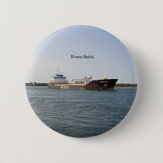 Badge Rond 5 Cm Bouton Evans Spirit (Devant)