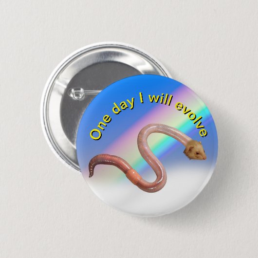 Badge Rond 5 Cm Bouton Evolution (Devant & derrière)