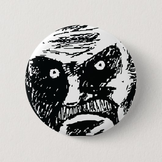 Badge Rond 5 Cm Bouton fâché de Meme (Devant)
