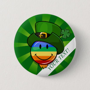 Badge Rond 5 Cm Bouton fait sur commande des textes du jour de St