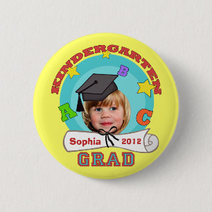 Badge Rond 5 Cm Bouton fait sur commande d'obtention du diplôme d