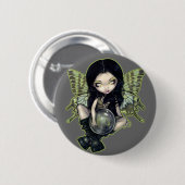 Badge Rond 5 Cm Bouton féerique de "rouille" (Devant & derrière)