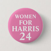 Badge Rond 5 Cm Bouton Femmes Pour Harris (Devant)