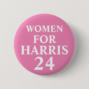 Badge Rond 5 Cm Bouton Femmes Pour Harris